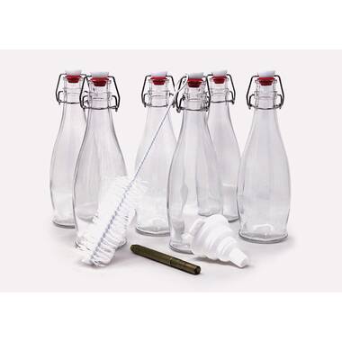 NutriChef Home Bar Glass Barrel Whiskey Carafe Alcohol Decanter Set w/  Glasses, 1 Piece - QFC