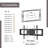 Multi-Function Angle And Height Adjustable Tempered Glass  TV Stand