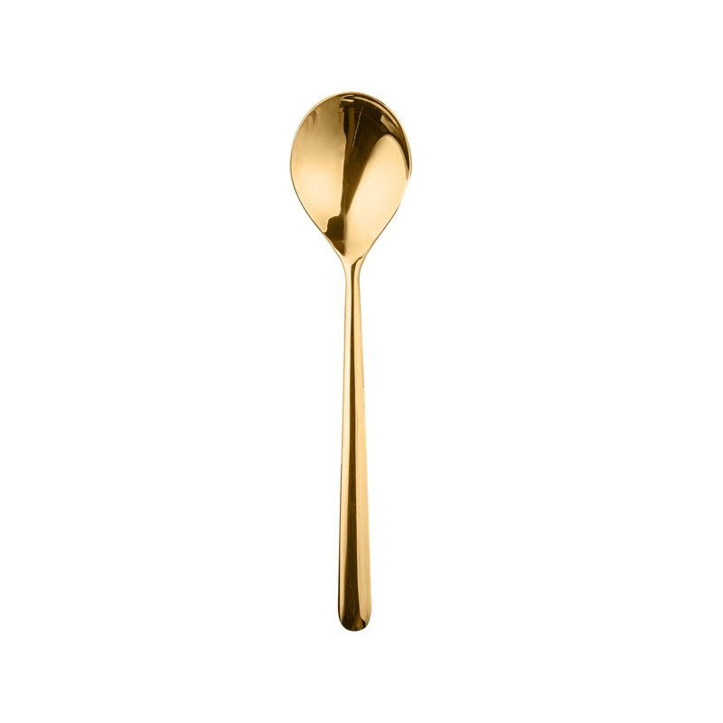 Cuillère à dessert Linea - 48 pièces, Oro