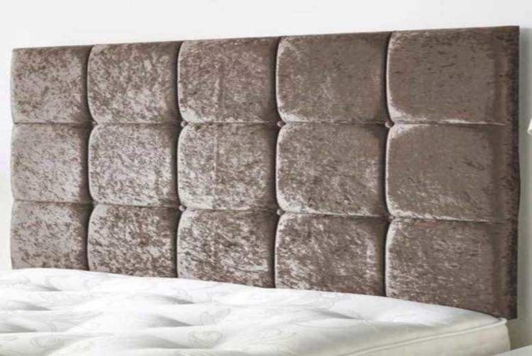 Upholstered Headboard, Double (4'6), Champagne