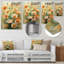 «Yellow Poppies Whispers Of Love III», impression d'art mural coquelicots-640916319-640916308