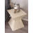 Bernardino Mother of Pearl Shell Handmade Hourglass Shaped Side End Accent Table-2140937920