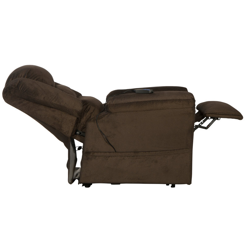 Preston Upholstered Lift Assist Recliner, Mocha
