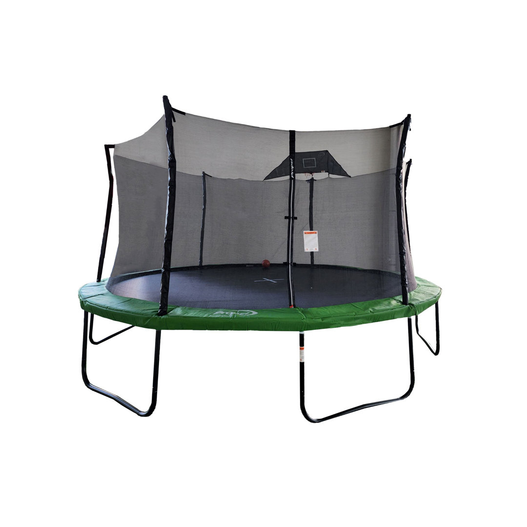 Propel 16' Heavy Duty Pro Trampoline with Basketball Hoop Propel Trampolines