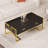 Modern  Rectangular Coffee Table With 4 Drawers And Gold Base In 47.3"-1249372279