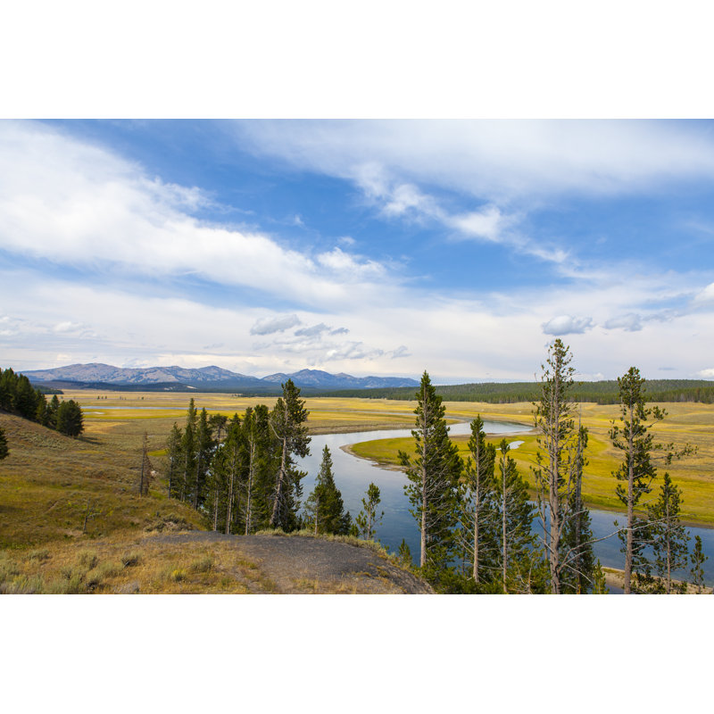Parc national de Yellowstone - photographie sur toile tendue, L 12 po x H 8 po