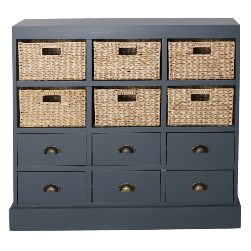 Nantucket 6 tiroirs, Gris