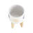 S/2 5/8" Funky Planter W/ Stand