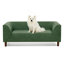 Canapé pour animaux de compagnie avec dossier et accoudoirs, canapé pour animaux de compagnie rectangulaire moderne convenant aux petits et moyens chiens, canapé pour chien confortable à coussin souple