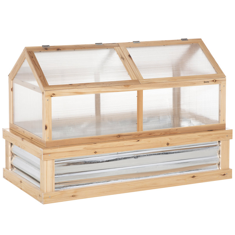 4 Ft W x 2 Ft D Cold-Frame Greenhouse
