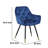 18'' H Tufted Velvet Armchair-1601370383