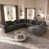 Dark Gray Chenille