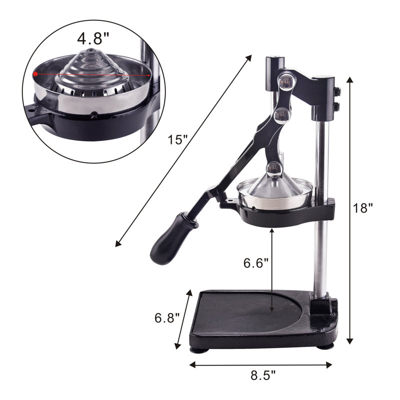 ARC Manual Citrus Juicer, Black
