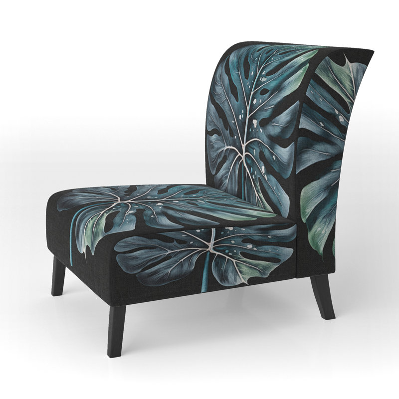 Moorton Upholstered Accent Chair , Green/Black