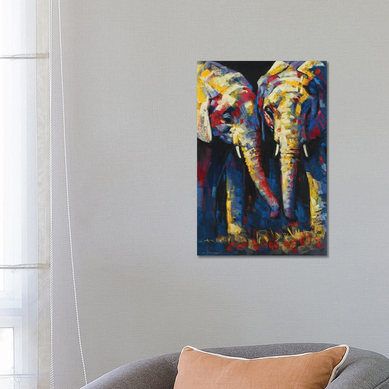 Vibrant Africa by E.A.Orme - Painting on Canvas, 66.04cm H x 45.72cm W x 3.81cm D, Wrapped Canvas