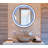 Clara 30" Round Metal LED Mirror with Defogger, Adjustable Light Temp, Dimmer & Smart Memory-1250351970