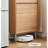 Solid Beech Pantry Cabinet with Sintered Stone Top, Slim & Tall Design