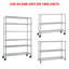 Rayonnage gris l 46 po à roulettes-1468597982