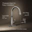 Robinet de cuisine rétractable sans contact Kohler Bellera, robinet d'évier de cuisine à poignée simple avec pulvérisateur rétractable à trois fonctions-86654553