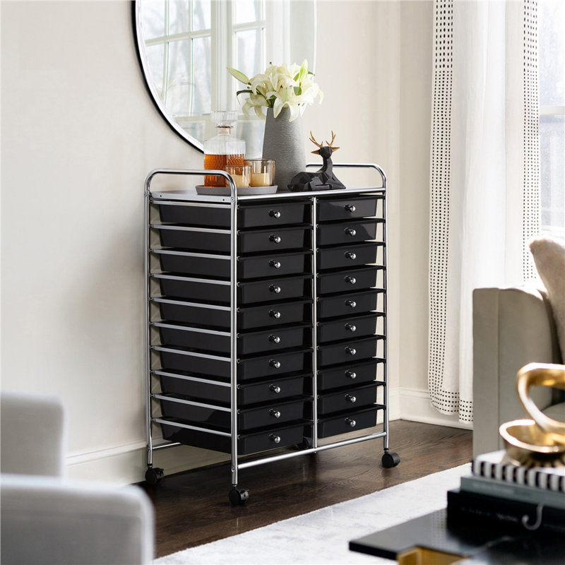 20 tiroirs de rangement Lundys, Multicolore