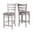 Counter Height Extendable Solid Wood Dining Set-70495535-67339884