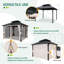 12 Ft. W x 10 Ft. D Metal Gazebo