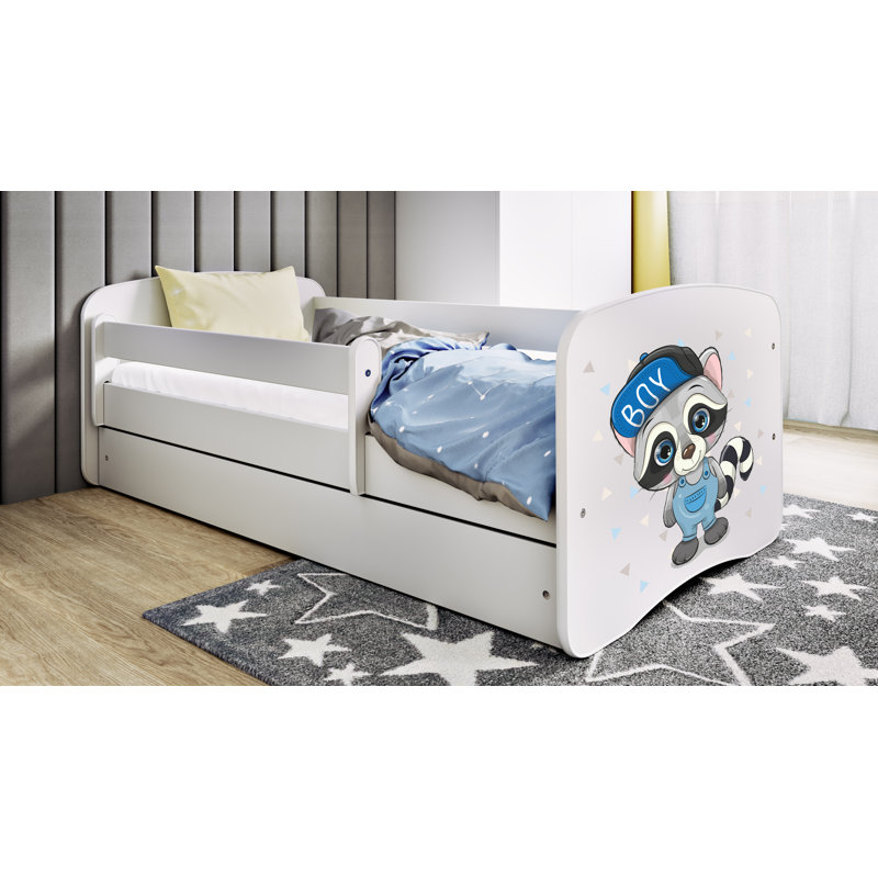 Cicero Standard Panel with Storage Included, European Toddler (80 x 160 cm), White