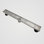 Drain de douche 36 po x 2 3/4 po x 7/8 po Oceanic, acier inoxydable 316 de qualité marine, grille, avec crépine et pieds de réglage
