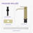 Waterfall Single Hole Single-Handle Low-Arc Bathroom Faucet With Pop-Up Drain Assembly In Bruhsed Gold-117873285
