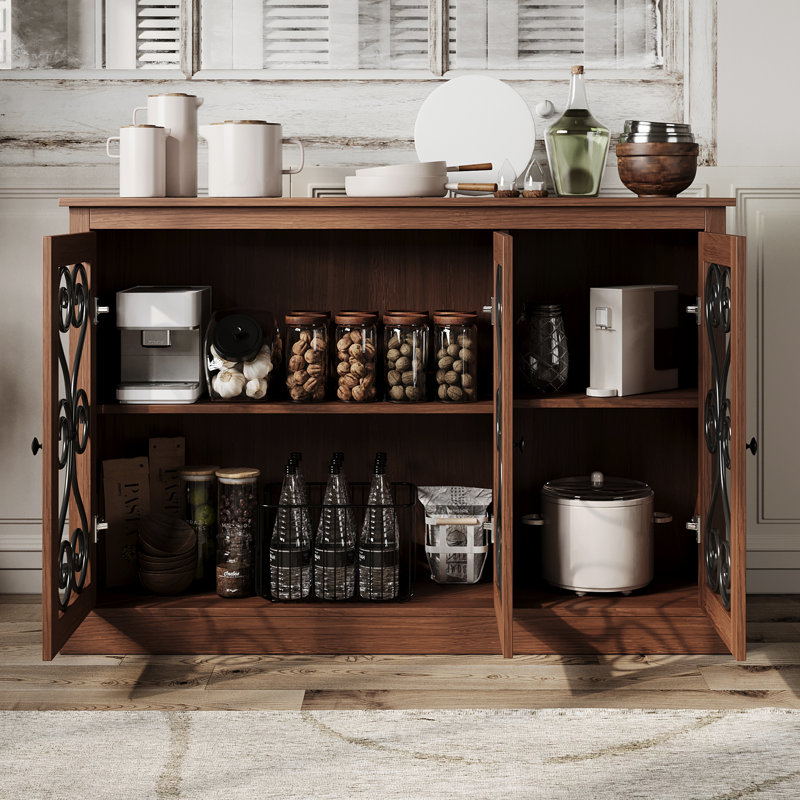 Buffet Farmhouse Mid-Century Modern Wood