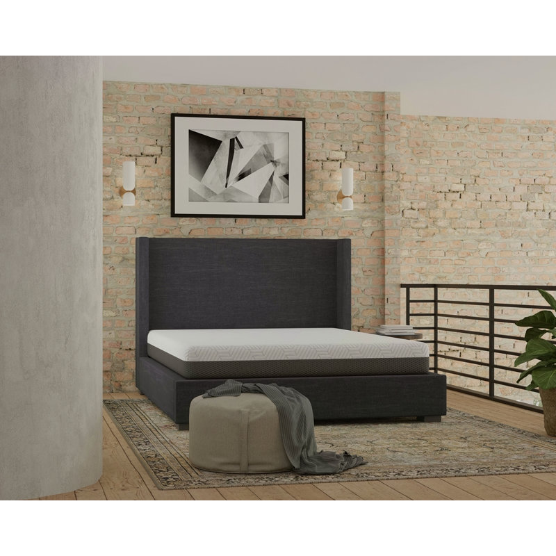 Matelas ferme de 8 po avec tissu rafraîchissant à changement de phase, Lit simple