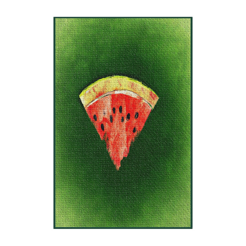 Tapis vert Watermelon, Rectangle 2 pi x 5 pi