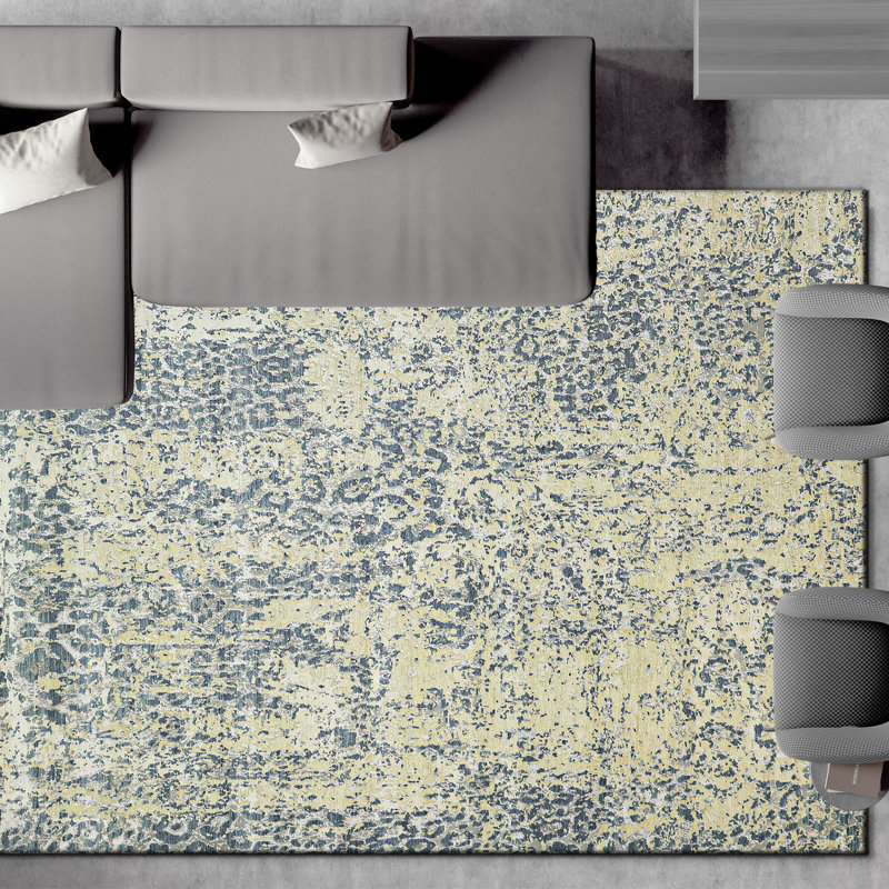 Abstract Area Rug, Rectangle 9' x 12'
