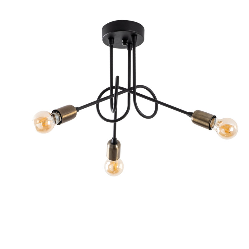 Lustre spoutnik 3 lumières Broumy