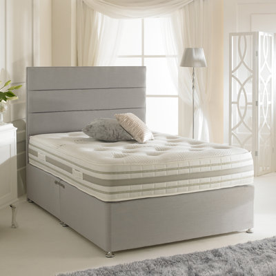 Tencel Upholstered Bed with Mattress