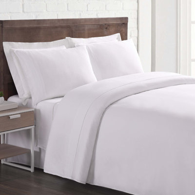 Nena 100% Linen Standard Solid Colour Sheet Set
