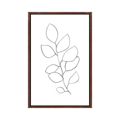 Botanical Minimal Line - Print on Canvas