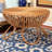 Lissette Handcrafted Natural Rattan Coffee Table With Splayed Legs, 19.51" H X 31.32" W X 31.32" D