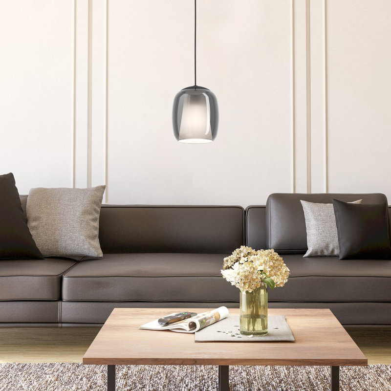 Hakes 1 - Light Matte Black Pendant