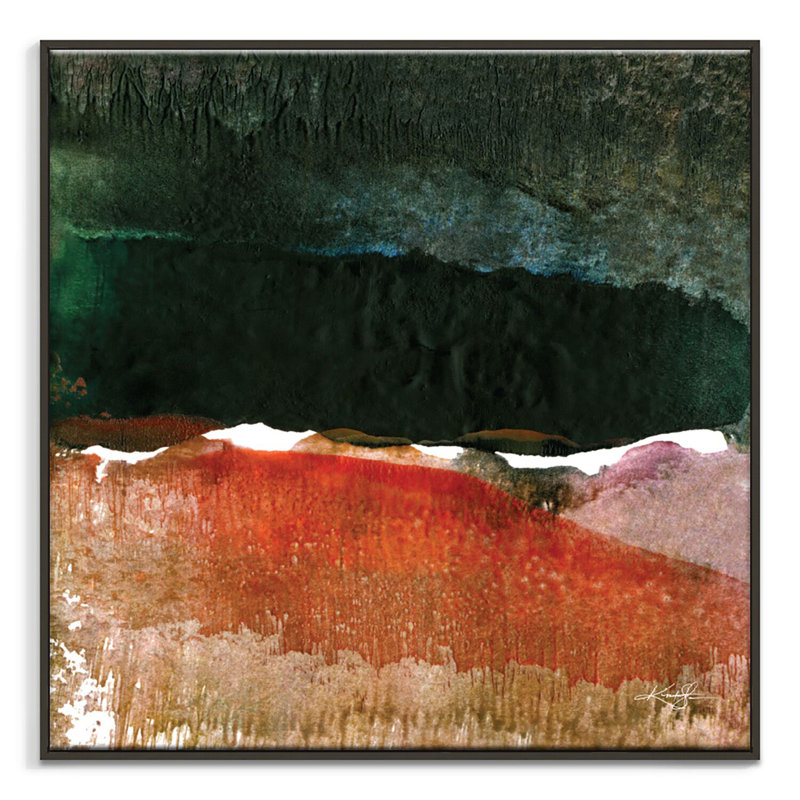 Kathy Morton Stanion - Print on Canvas, Black Floater Frame, 61cm H x 61cm W