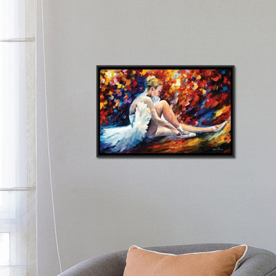 « young ballerine », art mural sur toile tendue