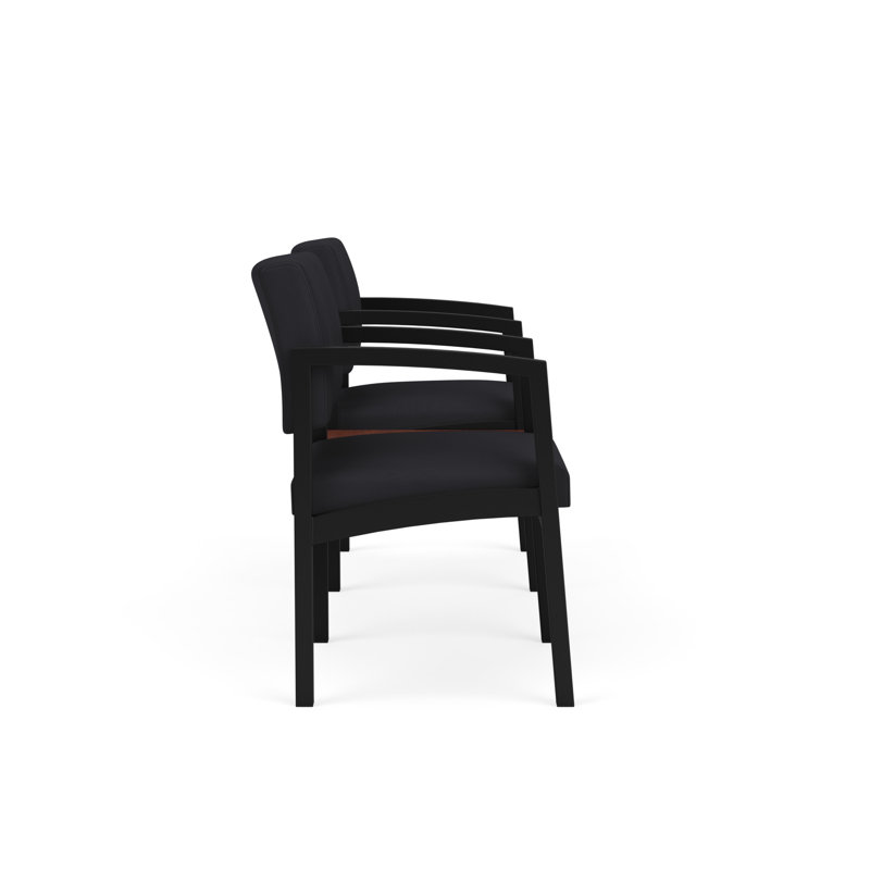 Structure tandem 2 places avec table centrale en acier Lenox, Noir / cerise Canyon, Cerise Canyon