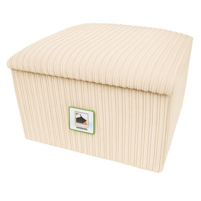Soft Upholstered Ottoman for Living Room