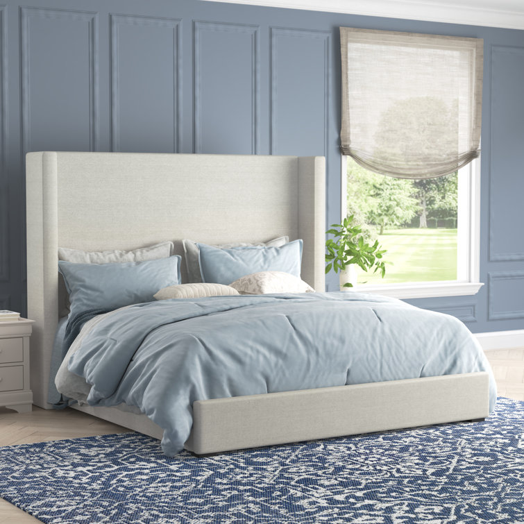 Esparto Upholstered Wingback Bed