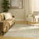 Maridee Ivory Blue Modern Indoor Rug