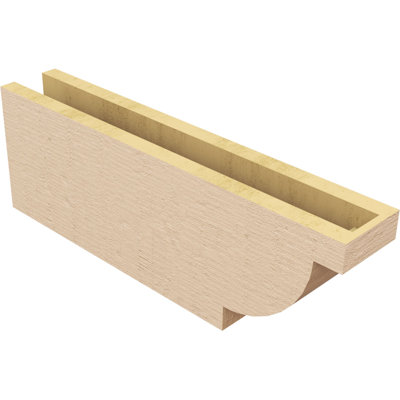 Queue de chevron Alpine Woodgrain TimberThane, brun clair apprêté
