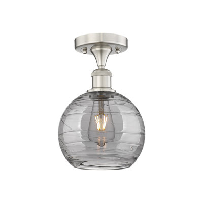 Plafonnier semi-encastré 1 lumière
