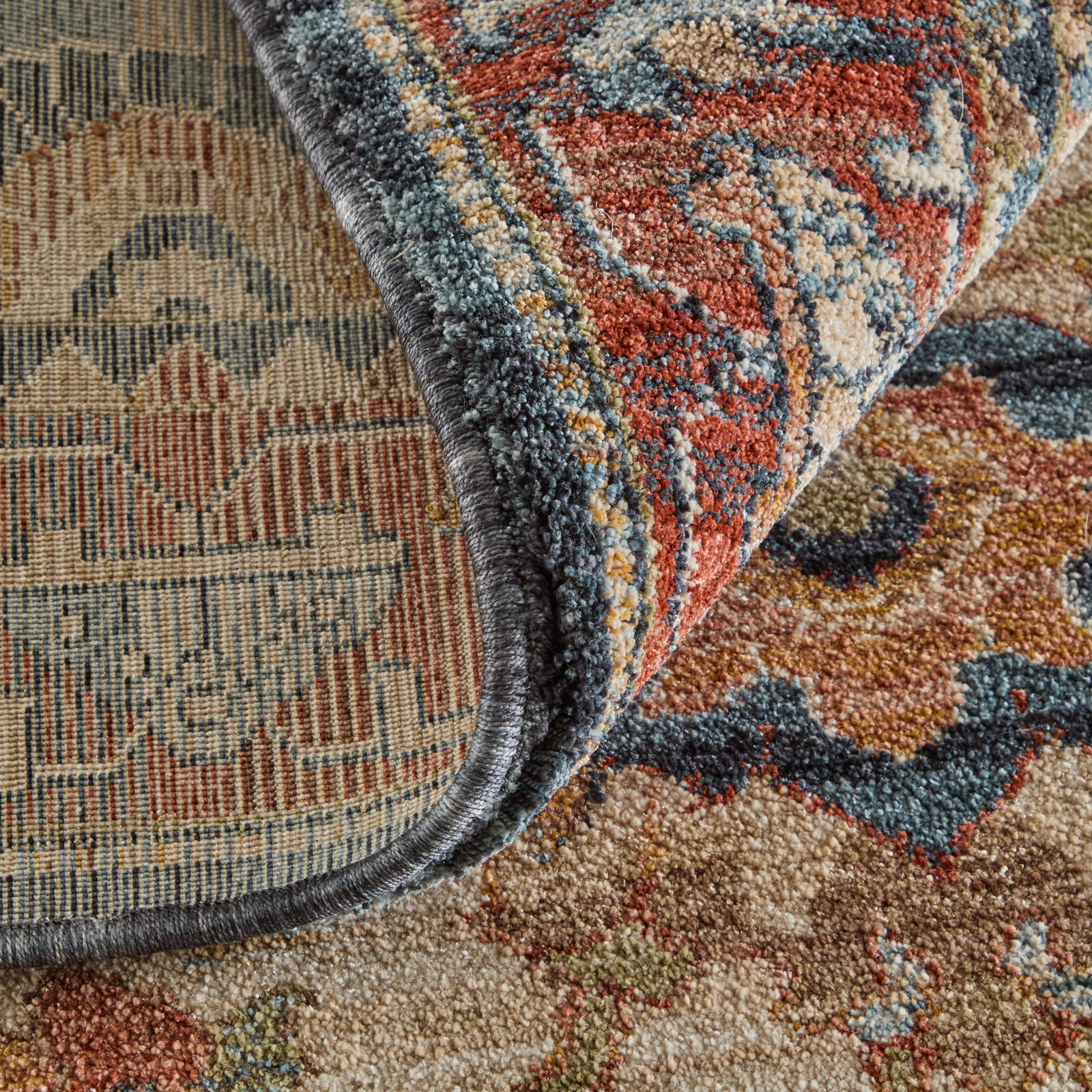 Traditional Medallion Oriental Rug, Rectangle 7'10" x 10'3"