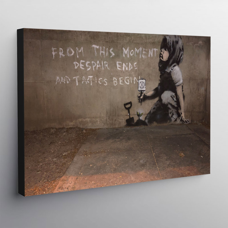 Extinction Rebellion - Wrapped Canvas Print, 61cm H x 81.3cm W x 3.8cm D