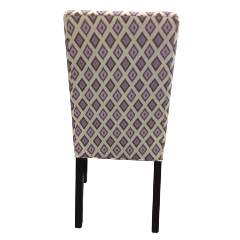 Upholstered Side Chair, Purple